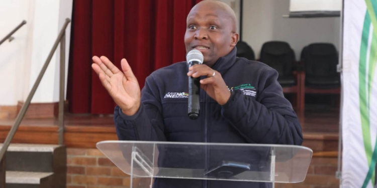 Madoda Sambatha, MEC of agriculture and rural development in North West. Photo: DARDNW