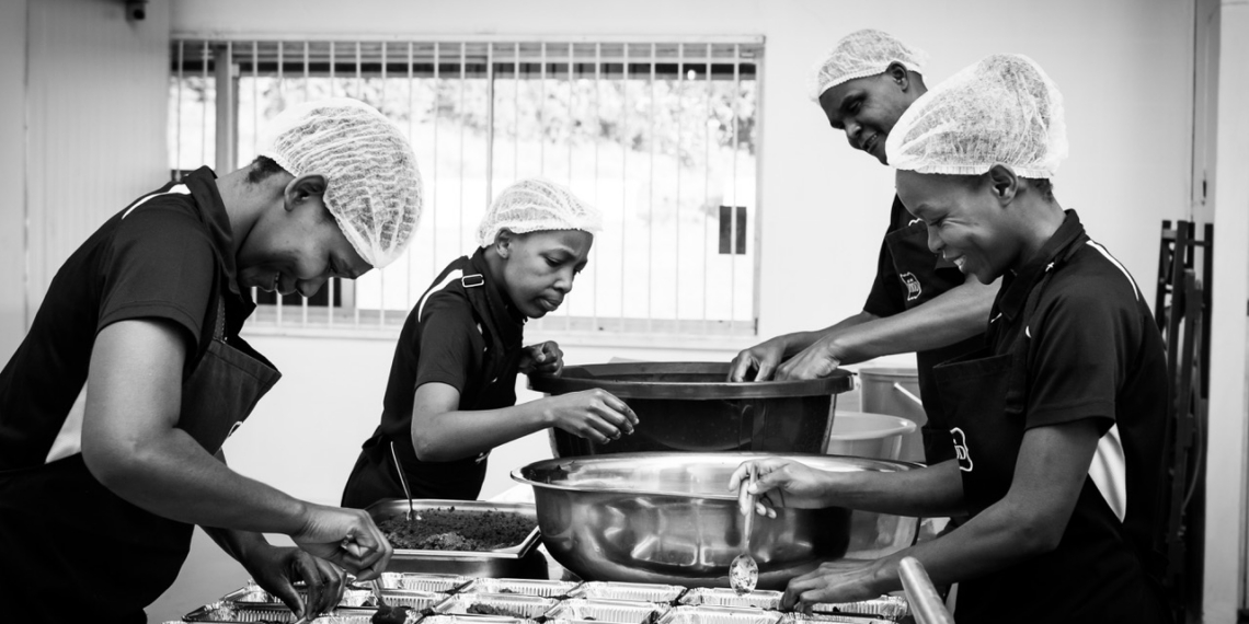 We Are Food, founded by sisters Jane Bisset and Amy Weare Laubscher, now employs over 30 people. Photo: Supplied/Food For Mzansi
