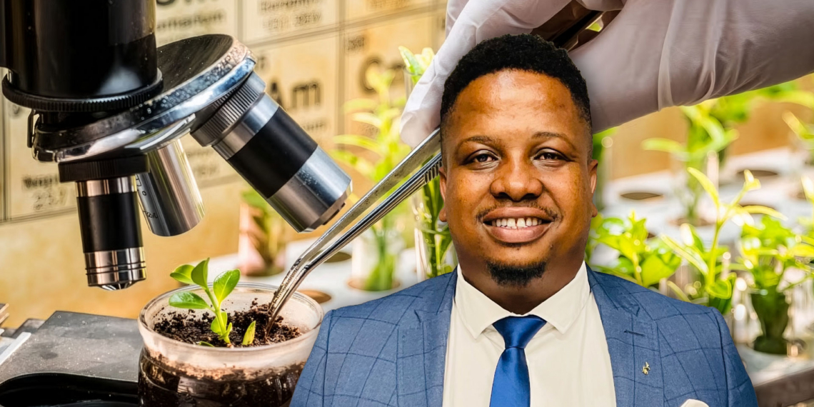 Dr Mahlane Godfrey Kgatle is a production scientist at the Gauteng department of agriculture and rural development. Photo: Gareth Davies/Food For Mzansi