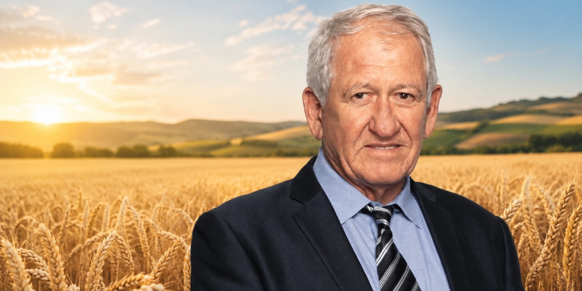 Tiger Brands CEO Tjaard Kruger addressed farmers at the Swartland Show in Moorreesburg in the Western Cape on Friday. Design: Food For Mzansi