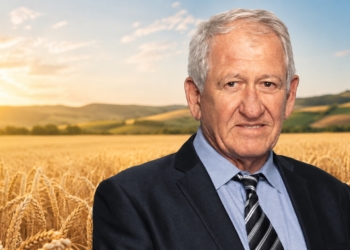 Tiger Brands CEO Tjaard Kruger addressed farmers at the Swartland Show in Moorreesburg in the Western Cape on Friday. Design: Food For Mzansi