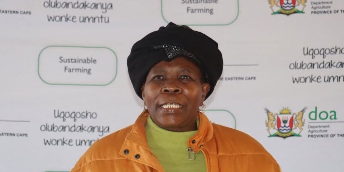 Eastern Cape agriculture MEC Nonceba Kontsiwe has handed over a R1.4 million state-of-the-art shearing shed to the Ngonyama Shearing Shed in Mbashe. Photo: Supplied/Food For Mzansi