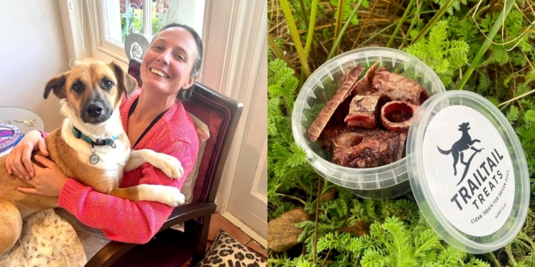 Monika van Zyl turned her love for dogs and frustration with commercial treats into TrailTail, a natural dog treat business using locally sourced ingredients. Photos: Supplied/Food For Mzansi