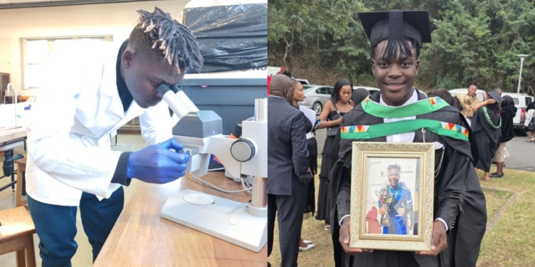 Inspired by a high school teacher in Nkomazi, Asande Khumalo is now developing eco-friendly biological solutions for smallholder and commercial farmers. Photos: Supplied/Food For Mzansi