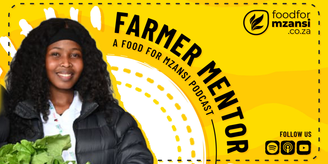 Reneilwe Selialia, a vegetable farmer in Randfontein, shares lessons on market access, networking and financial management. Photo: Gareth Davies/Food For Mzansi