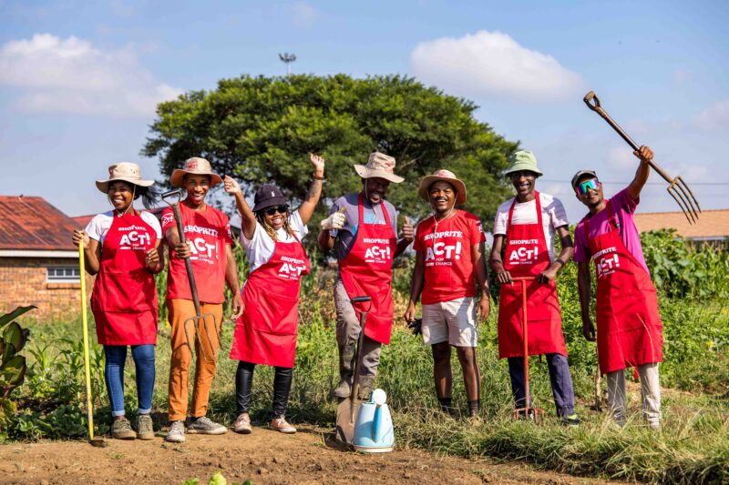 At Plenty Green Africa in Tsakane, a redesigned growing space and new skills in soil health, pest control and seed sowing are helping strengthen community food production. Photo: Supplied/Shoprite Act For Change